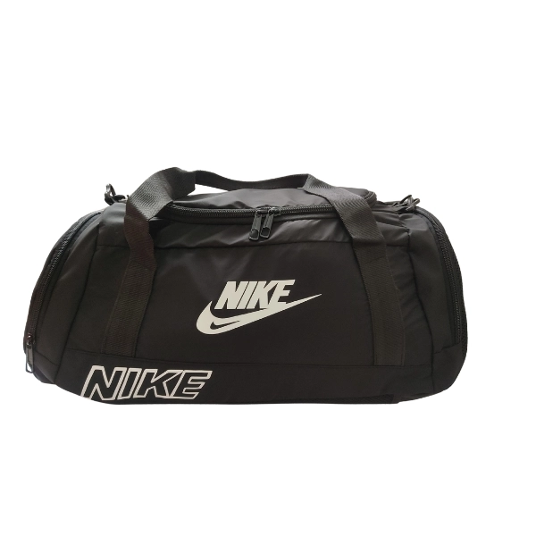 ساک ورزشی نایکی مدل سه کاره رنگ مشکی نمای جلو NIKE