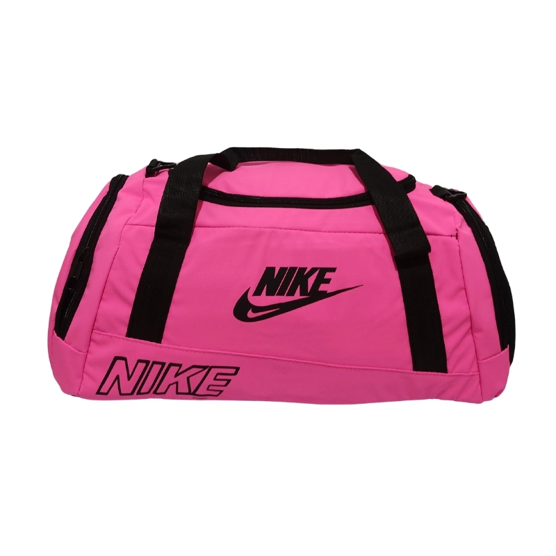 ساک ورزشی نایکی مدل سه کاره صورتی نمای جلو NIKE
